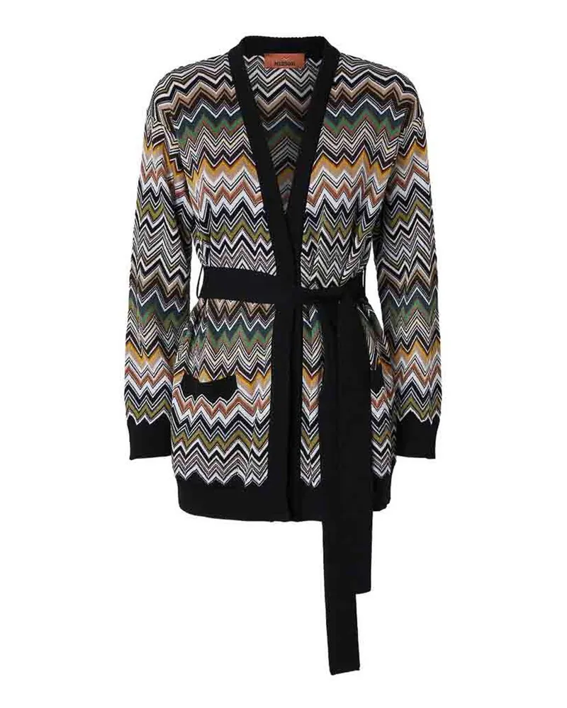 Missoni Rundhalspullover - Schwarz Schwarz