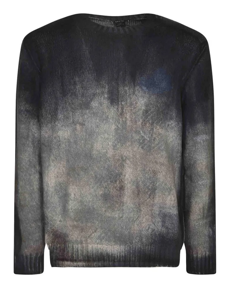 Avant Toi Rundhalspullover - Blau Blau