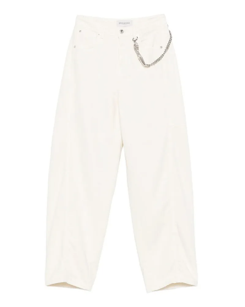 Ermanno Scervino Casual Hose - Weiß Weiß