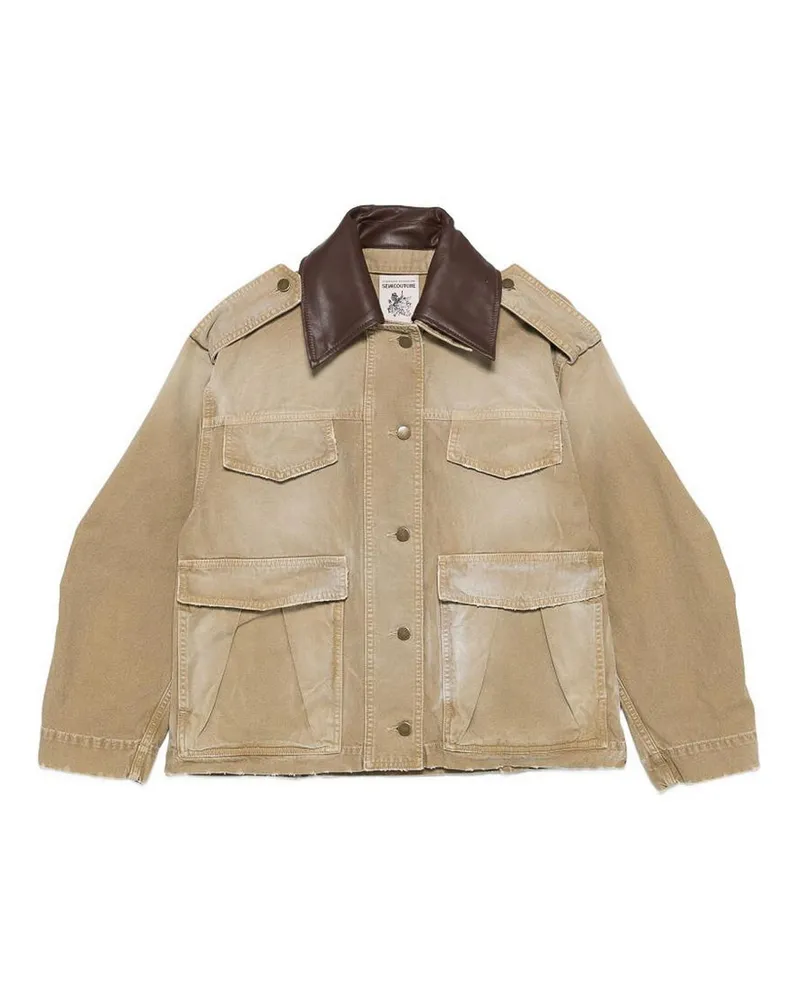 Semicouture Casualjacke - Beige Beige