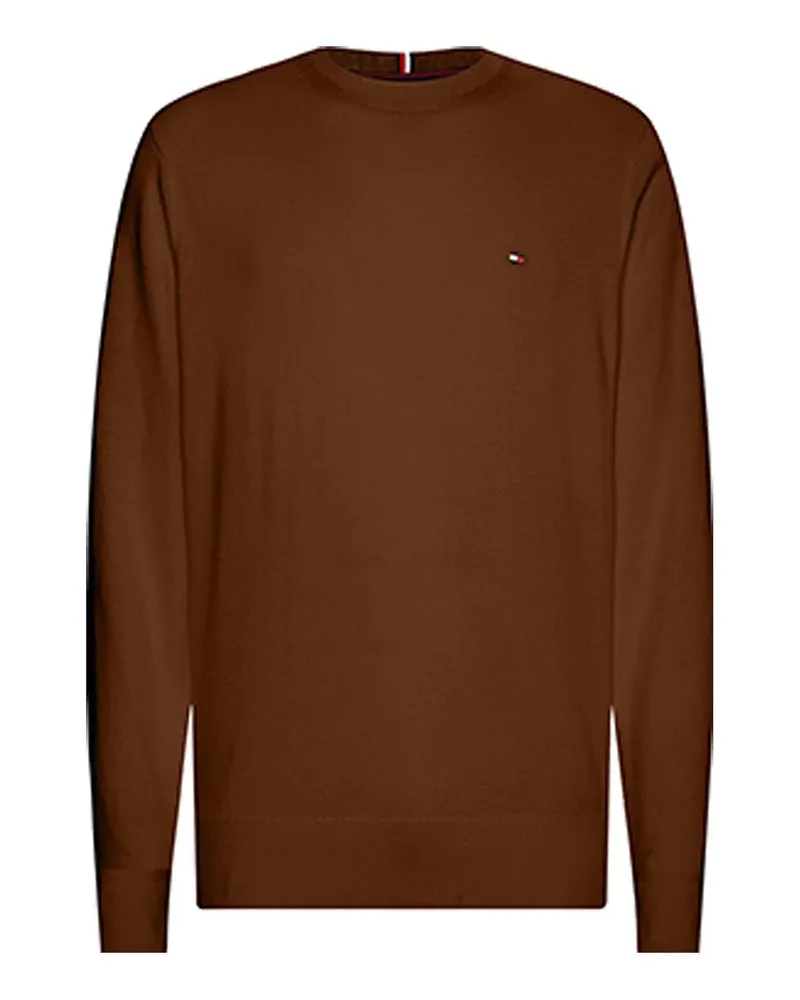 Tommy Hilfiger Rundhalspullover - Braun Braun
