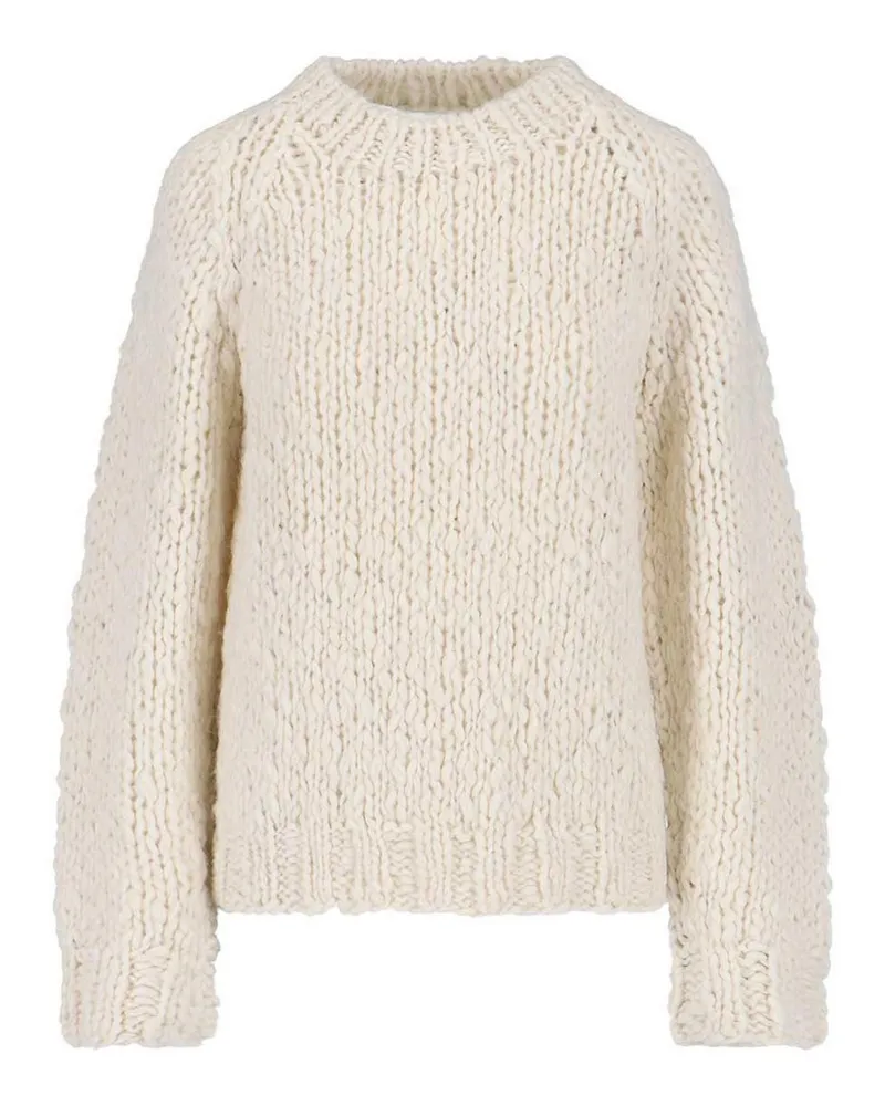 LVIR Rundhalspullover - Weiß Weiß