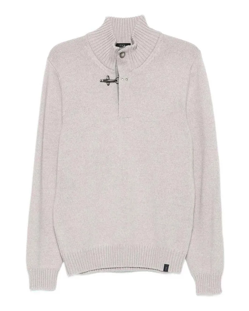 Fay Rollkragenpullover - Grau Grau