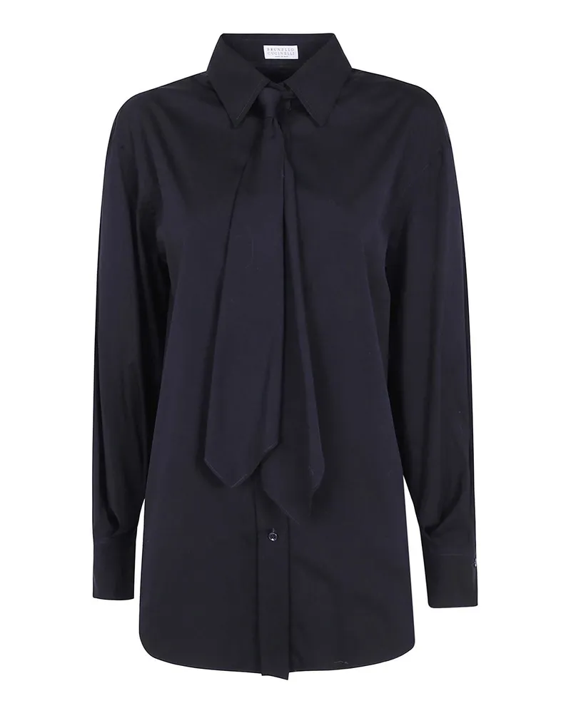 Brunello Cucinelli Hemd - Schwarz Schwarz