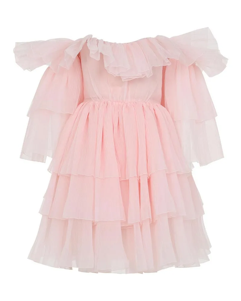 Giambattista Valli Kurzes Kleid - Rosa Rosa