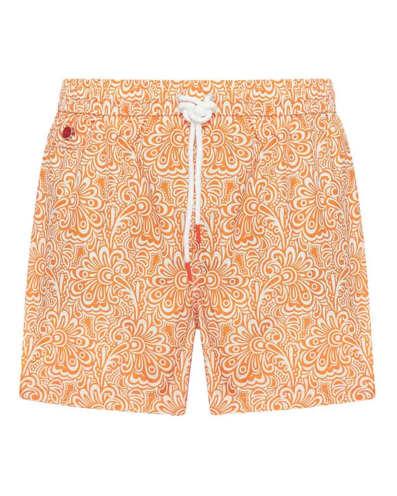 Kiton Badeanzug - Orange Orange