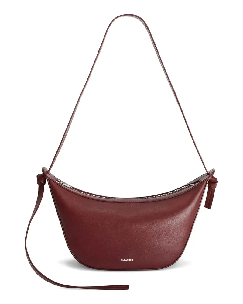 Jil Sander Umhängetasche - Dunkelrot Dunkelrot