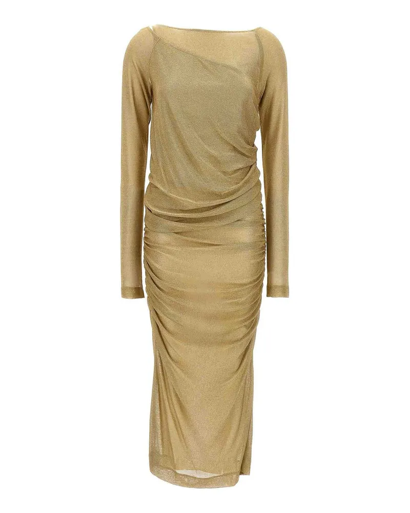 Dolce & Gabbana Knielanges Kleid - Gold Gold