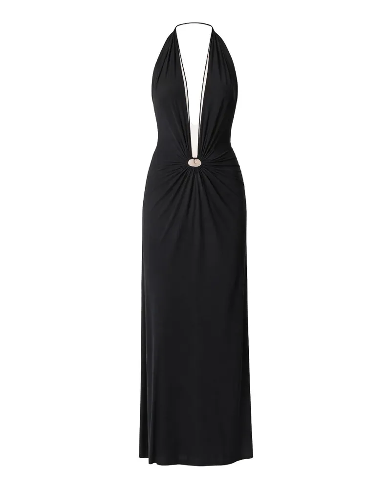 Amazuìn Maxikleid - Schwarz Schwarz