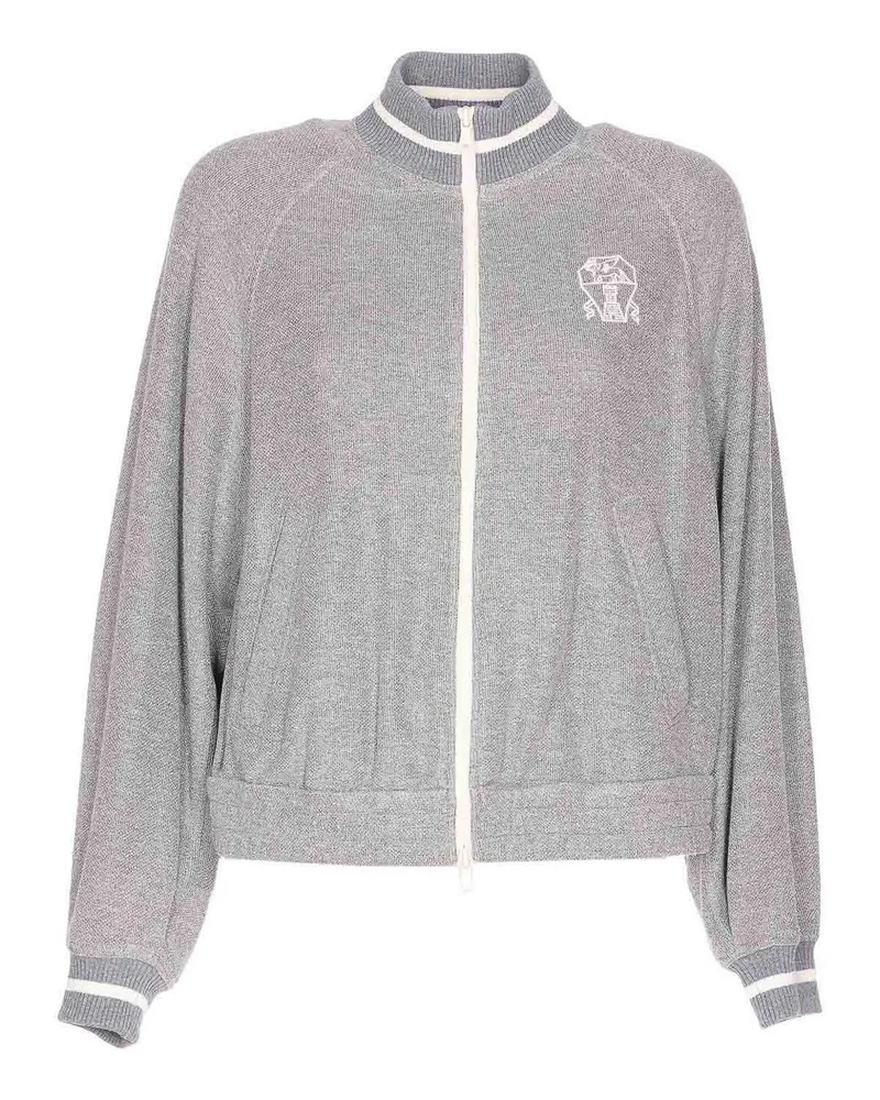 Brunello Cucinelli Sweatshirt - Silber Silber