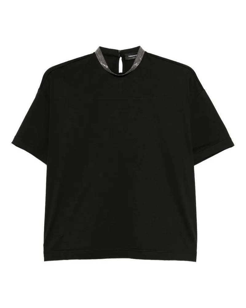 Fabiana Filippi Top - Schwarz Schwarz