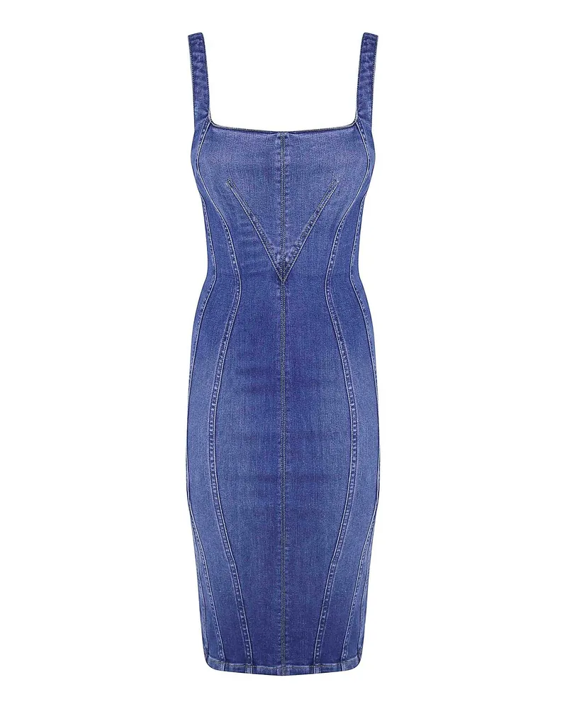 Elisabetta Franchi Knielanges Kleid - Blau Blau