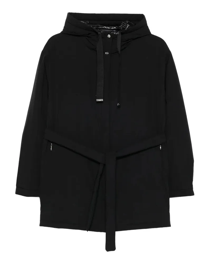 Herno Kurzer Mantel - Schwarz Schwarz