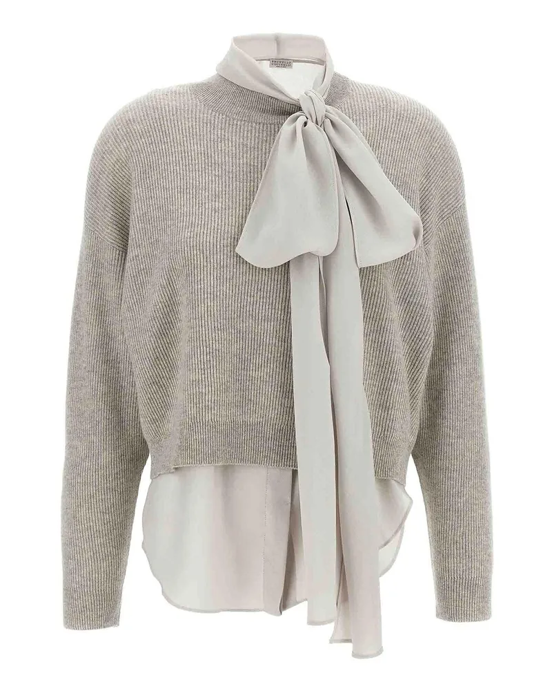 Brunello Cucinelli Bluse - Grau Grau