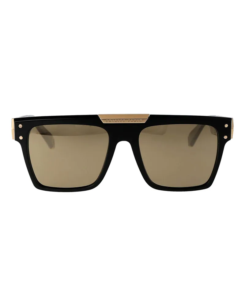 Philipp Plein Sonnenbrille - Schwarz Schwarz