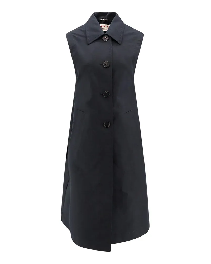 Marni Kurzer Mantel - Schwarz Schwarz