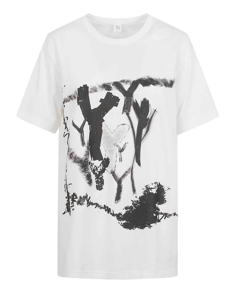 Yohji Yamamoto T-Shirt - Creme Creme