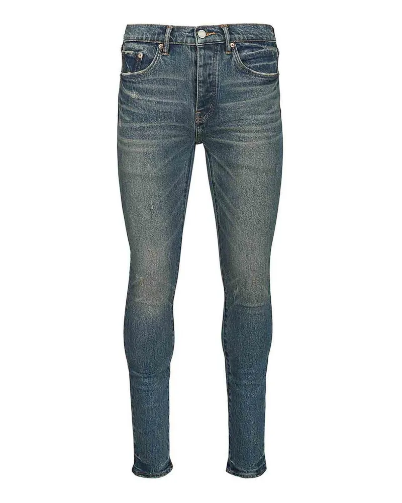 PURPLE BRAND Straight Leg Jeans - Blau Blau