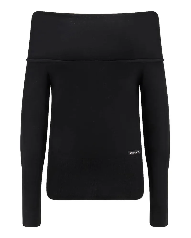 Pinko U-Boot-Pullover - Schwarz Schwarz