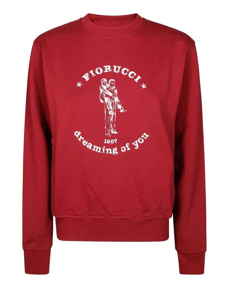 Fiorucci Sweatshirt - Dunkelrot Dunkelrot