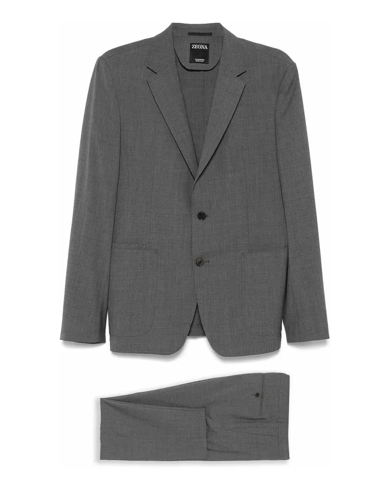 Ermenegildo Zegna Eleganter Anzug - Schwarz Schwarz