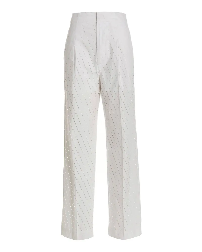 NUDE Straight Leg Jeans - Weiß Weiß