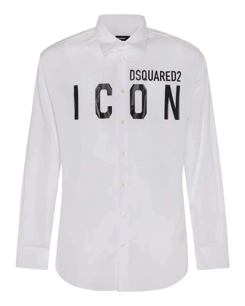 Dsquared2 Hemd - Weiß Weiß