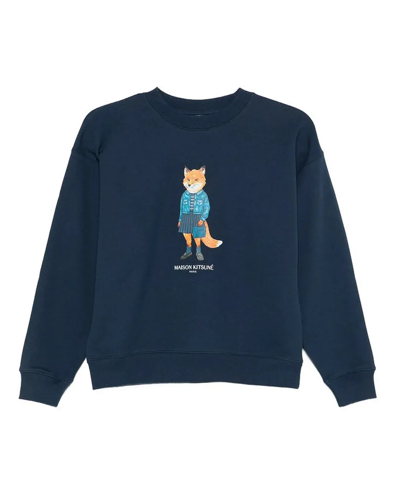 Kitsuné Sweatshirt - Blau Blau