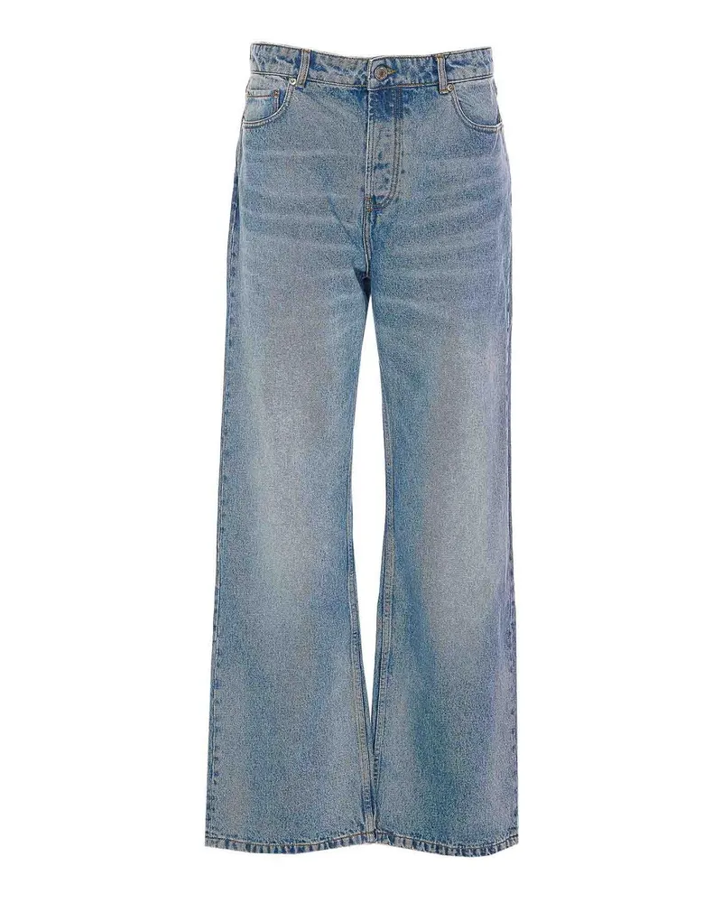 AMI Paris Bootcut Jeans - Blau Blau