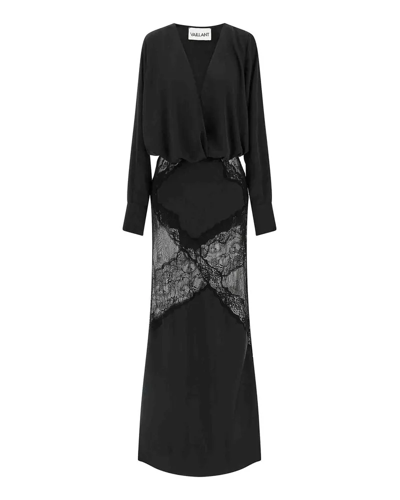 VAILLANT Maxikleid - Schwarz Schwarz