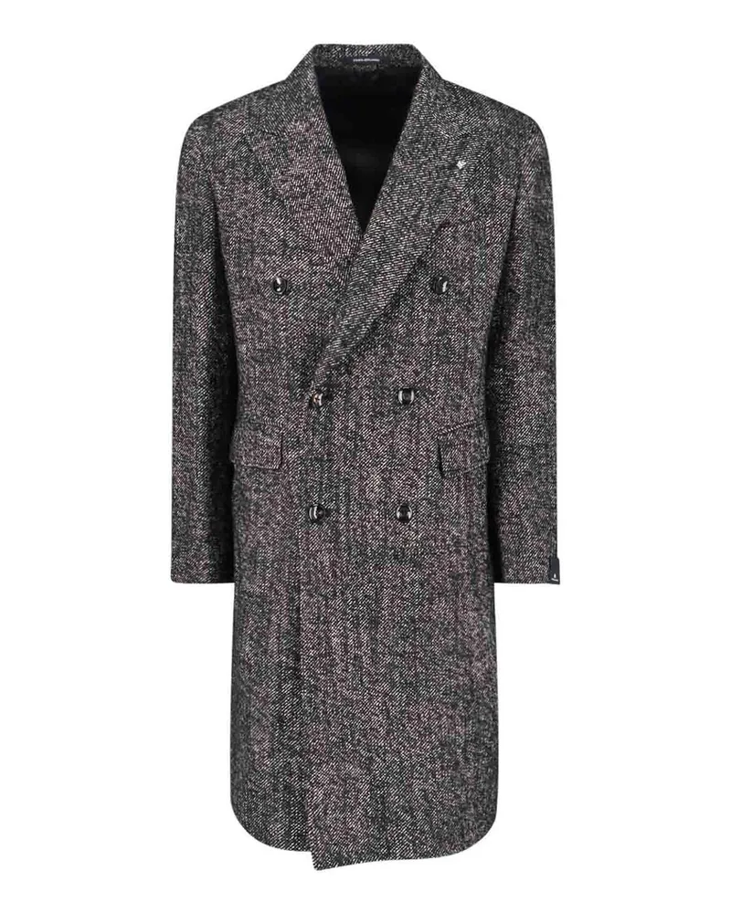 Tagliatore Knielanger Mantel - Schwarz Schwarz