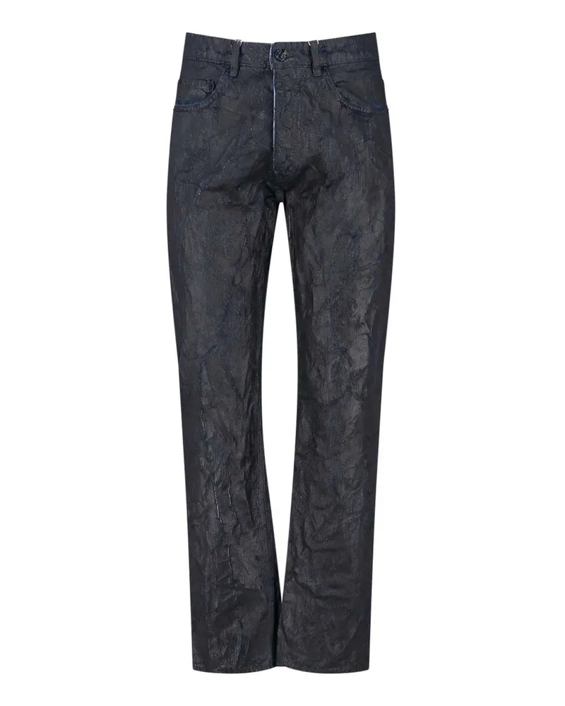 Maison Margiela Straight Leg Jeans - Schwarz Schwarz