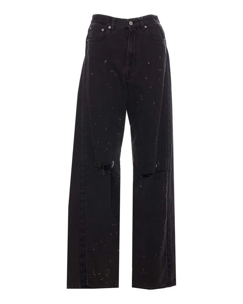 Maison Margiela Bootcut Jeans - Schwarz Schwarz