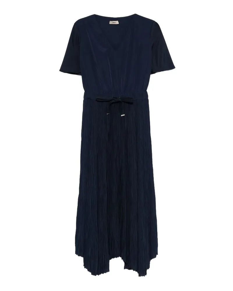 Herno Knielanges Kleid - Blau Blau