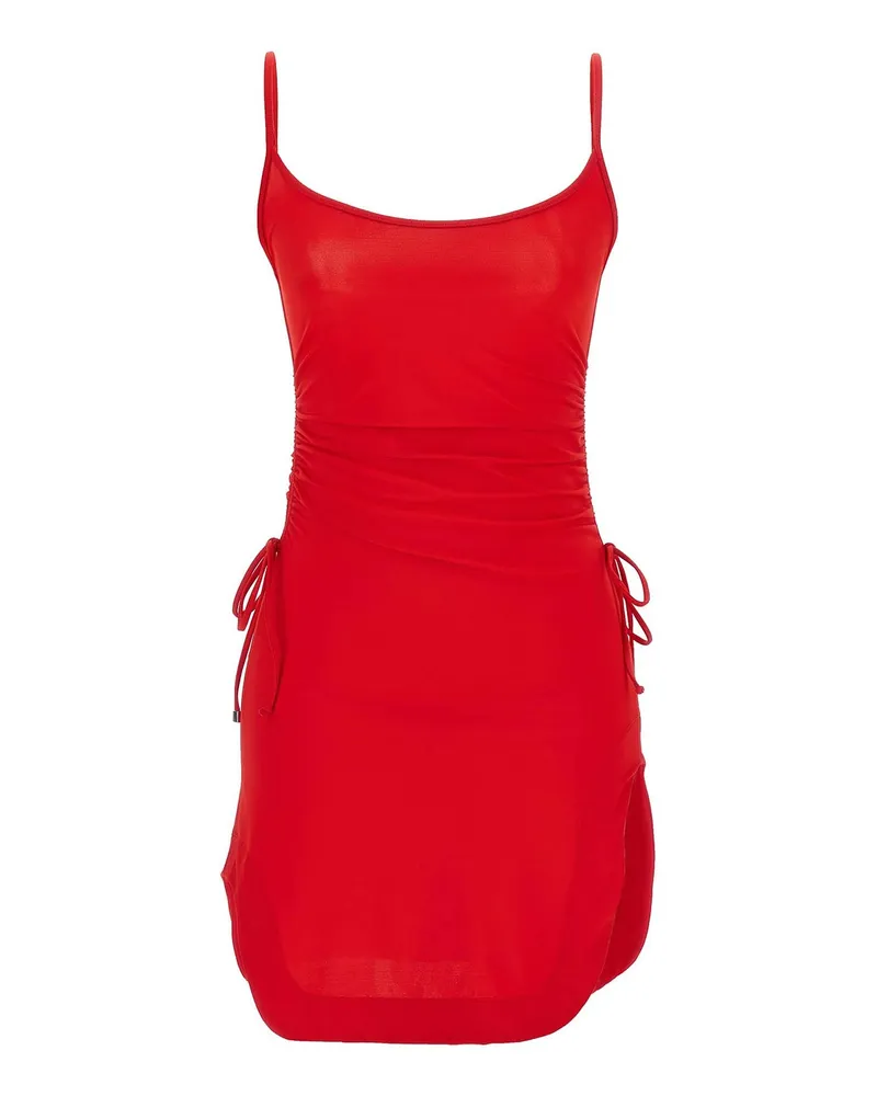 ATTICO Knielanges Kleid - Rot Rot