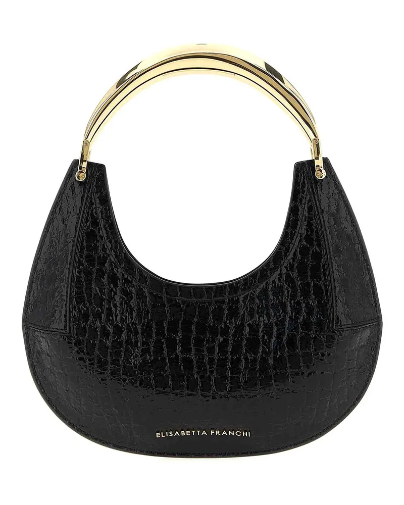 Elisabetta Franchi Schultertasche - Schwarz Schwarz