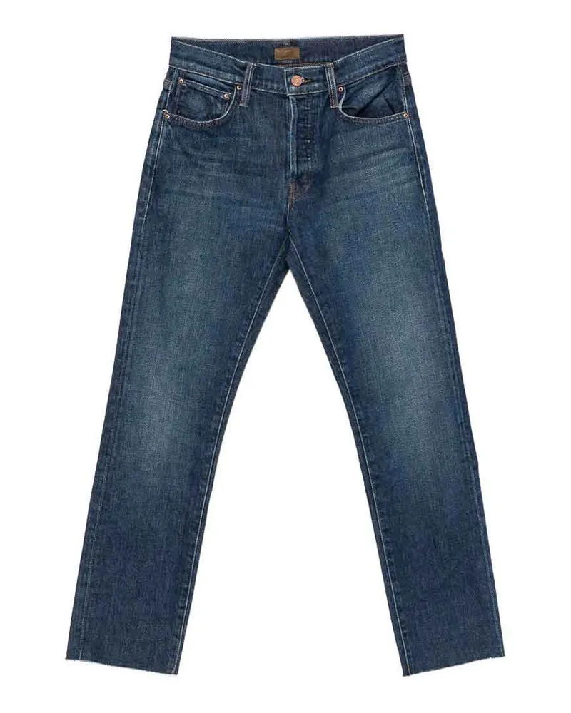 Mother Straight Leg Jeans - Jeansblau Jeansblau