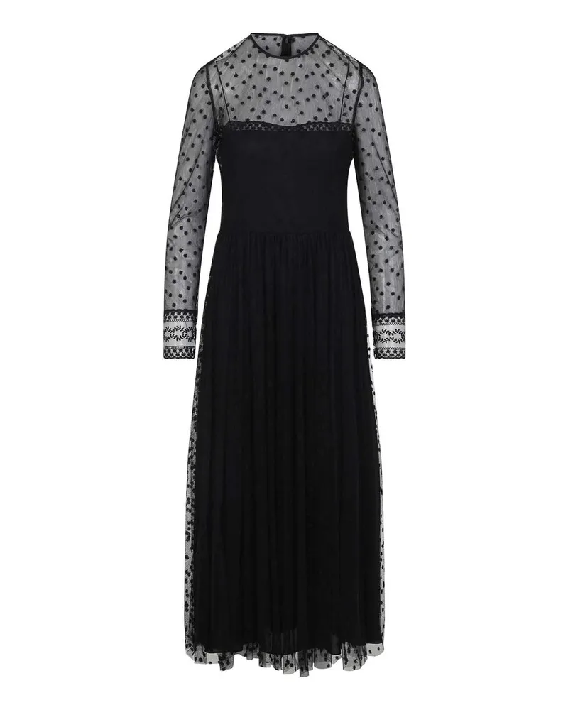 Alberta Ferretti Knielanges Kleid - Schwarz Schwarz