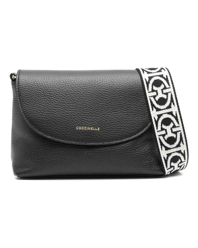 Coccinelle Schultertasche - Schwarz Schwarz