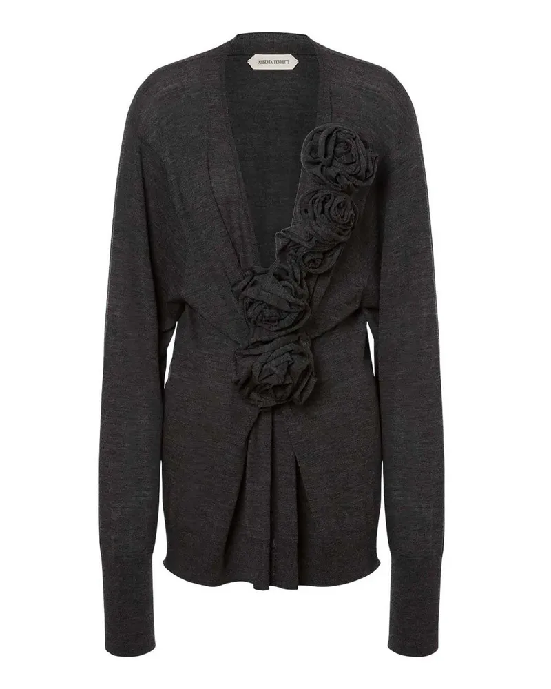 Alberta Ferretti Rundhalspullover - Grau Grau