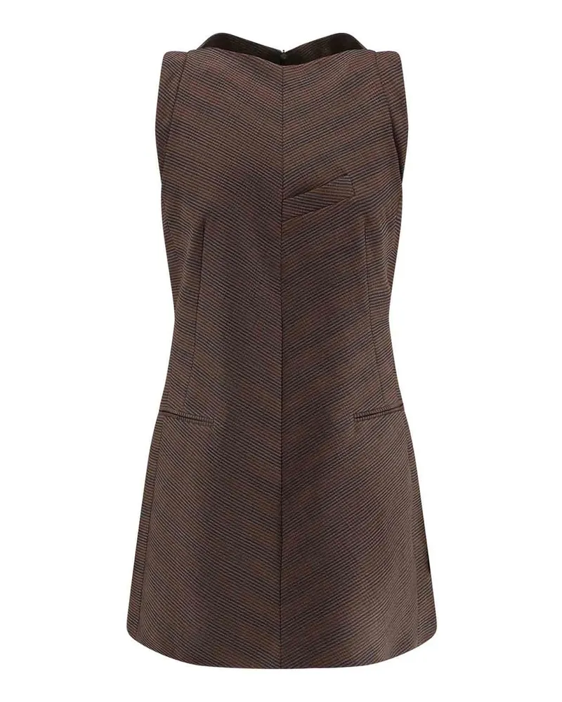 Maison Margiela Kurzes Kleid - Braun Braun