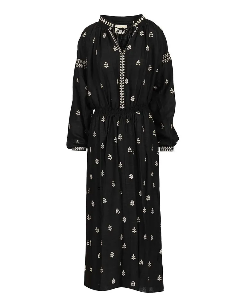 Isabel Marant Knielanges Kleid - Schwarz Schwarz