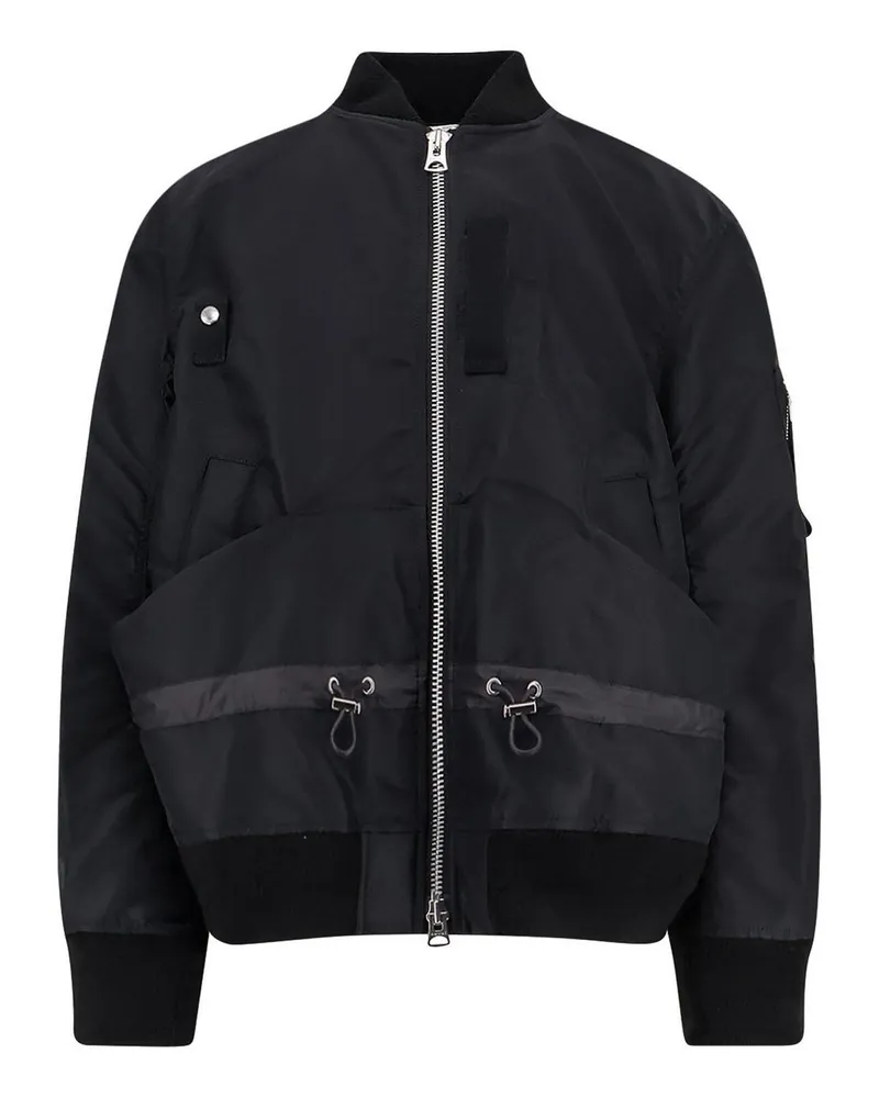 Sacai Bomberjacke - Schwarz Schwarz