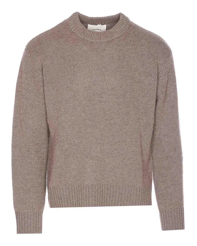 Lisa Yang Rundhalspullover - Beige Beige