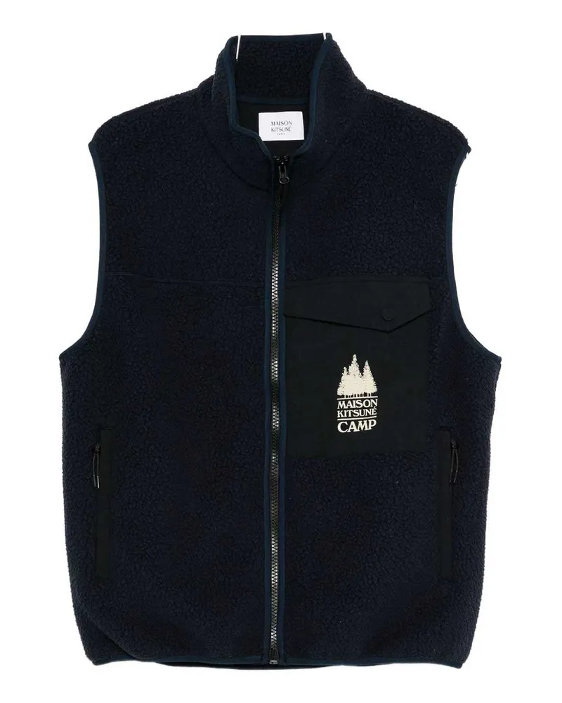 Kitsuné Weste - Blau Blau