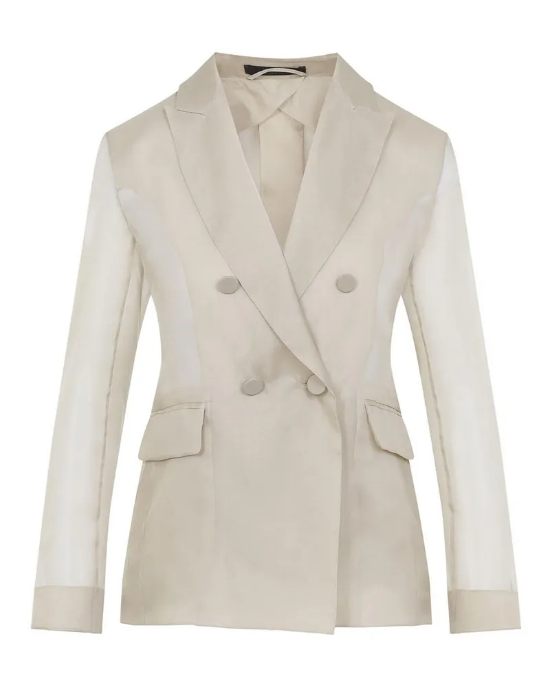 Max Mara Casualjacke - Hellbeige Hellbeige