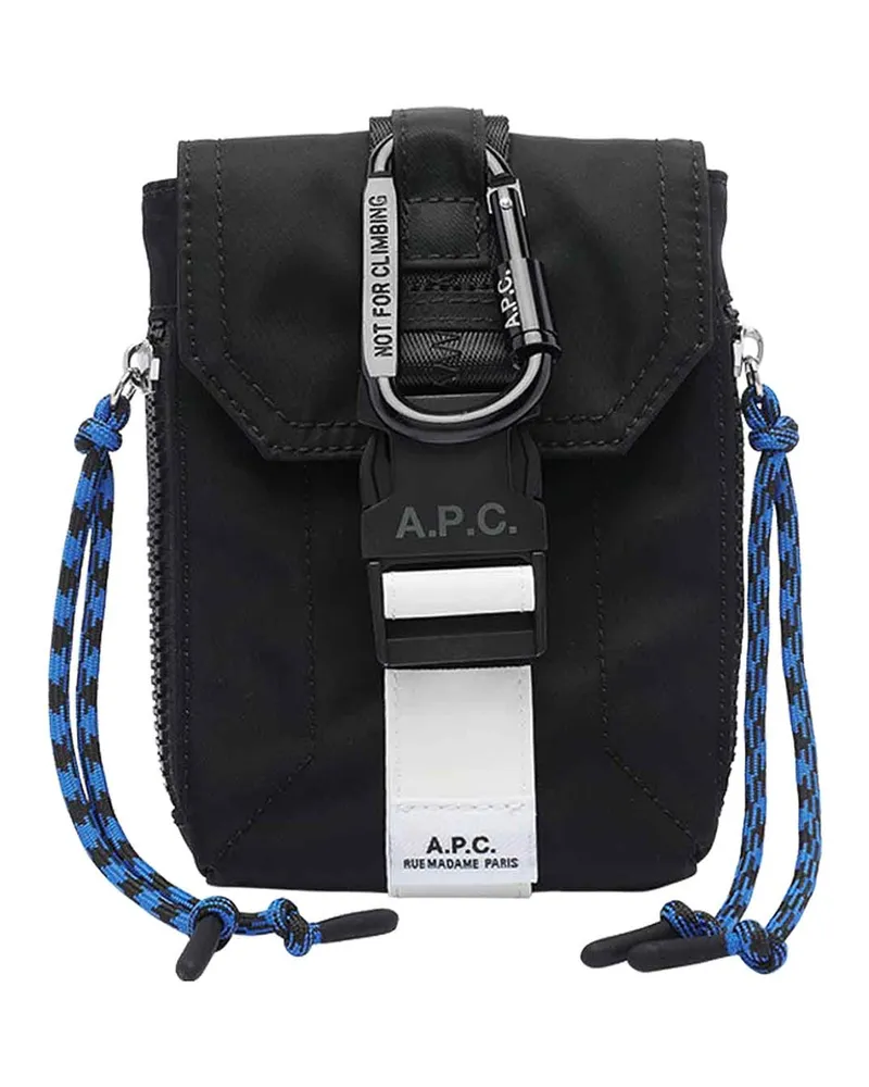 A.P.C. A. P.C. Schultertasche - Schwarz Schwarz