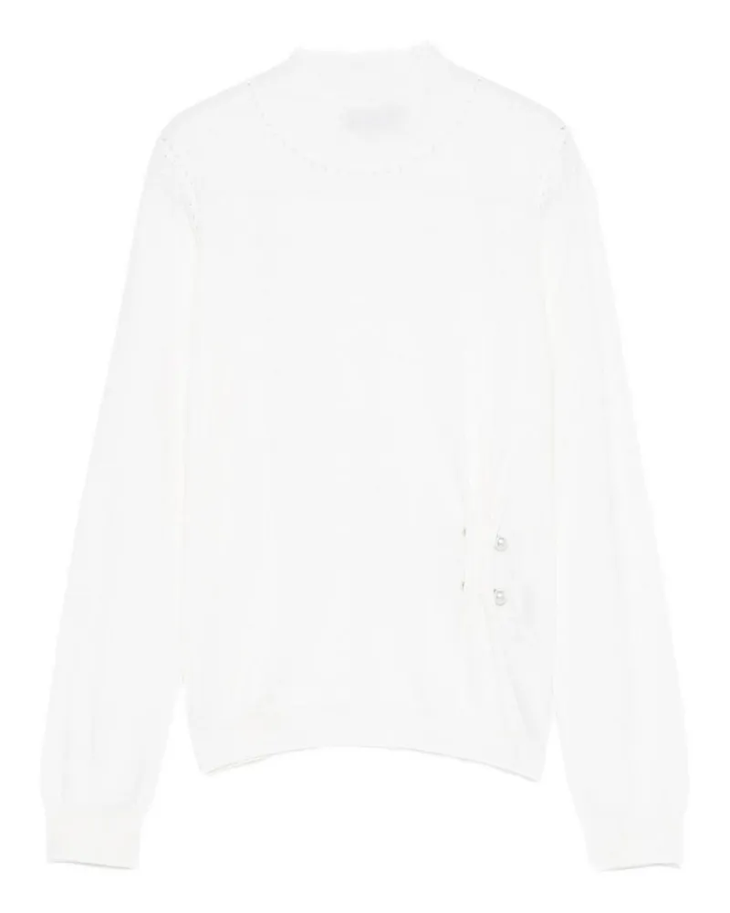 Liu Jo Rundhalspullover - Creme Creme