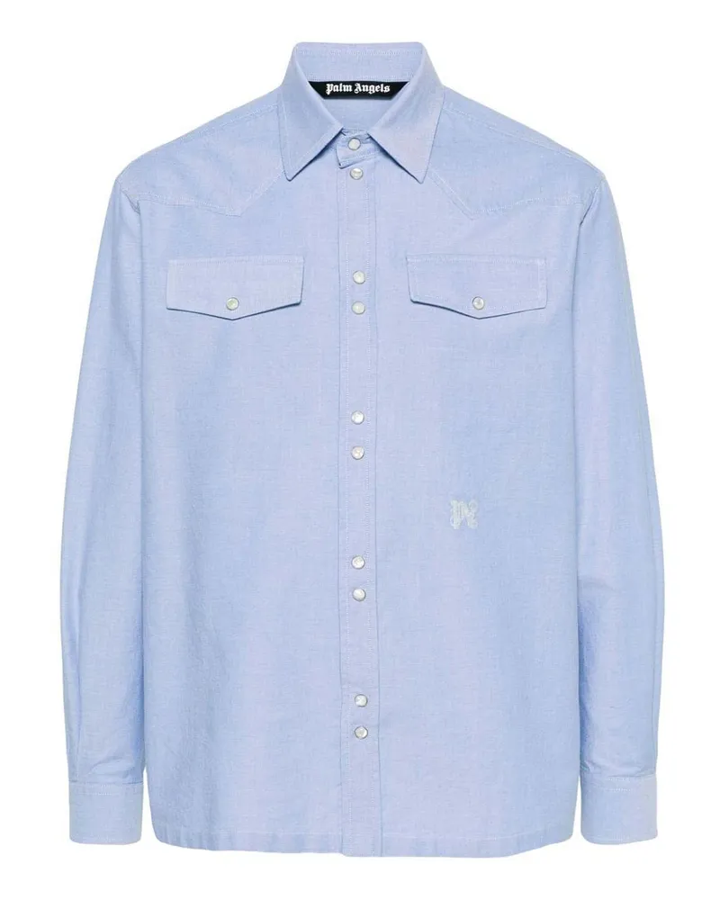 Palm Angels Hemd - Blau Blau