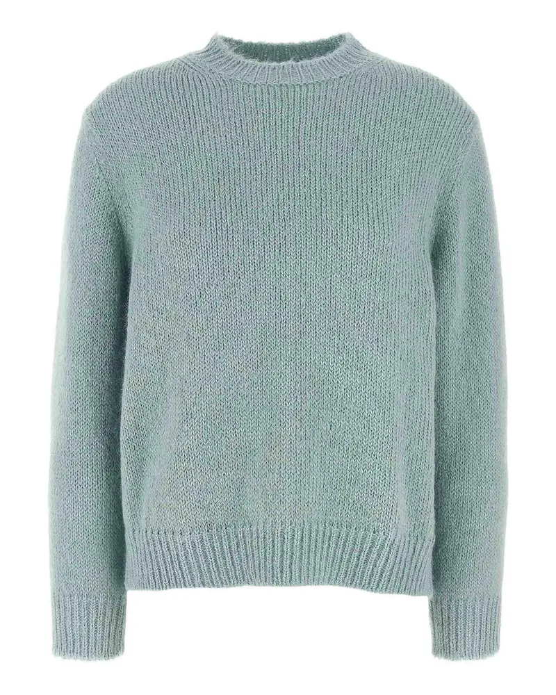 Jil Sander Rundhalspullover - Hellblau Hellblau